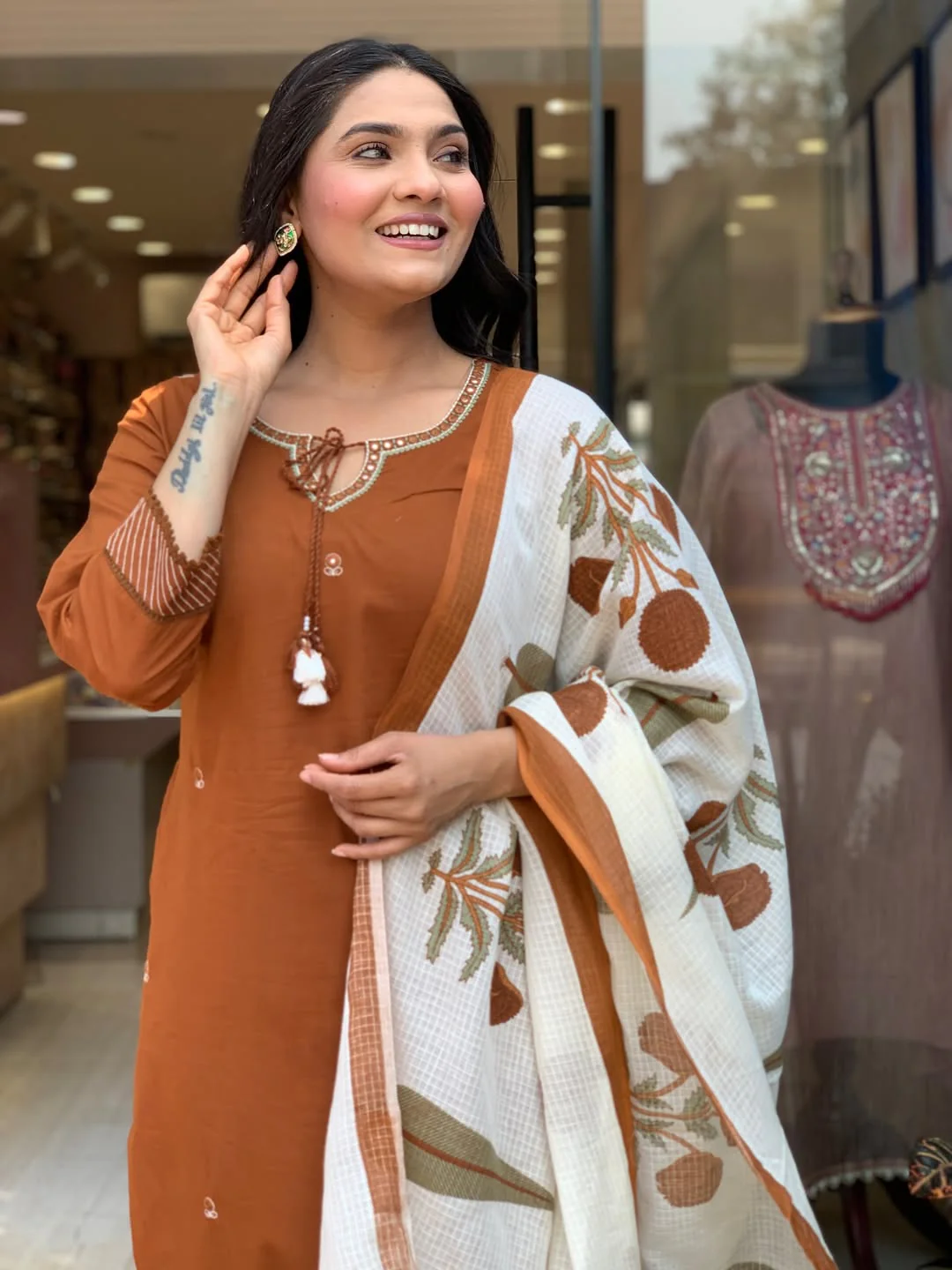 Aaditi Soft Cotton Ethnic Wear Set - Image 3