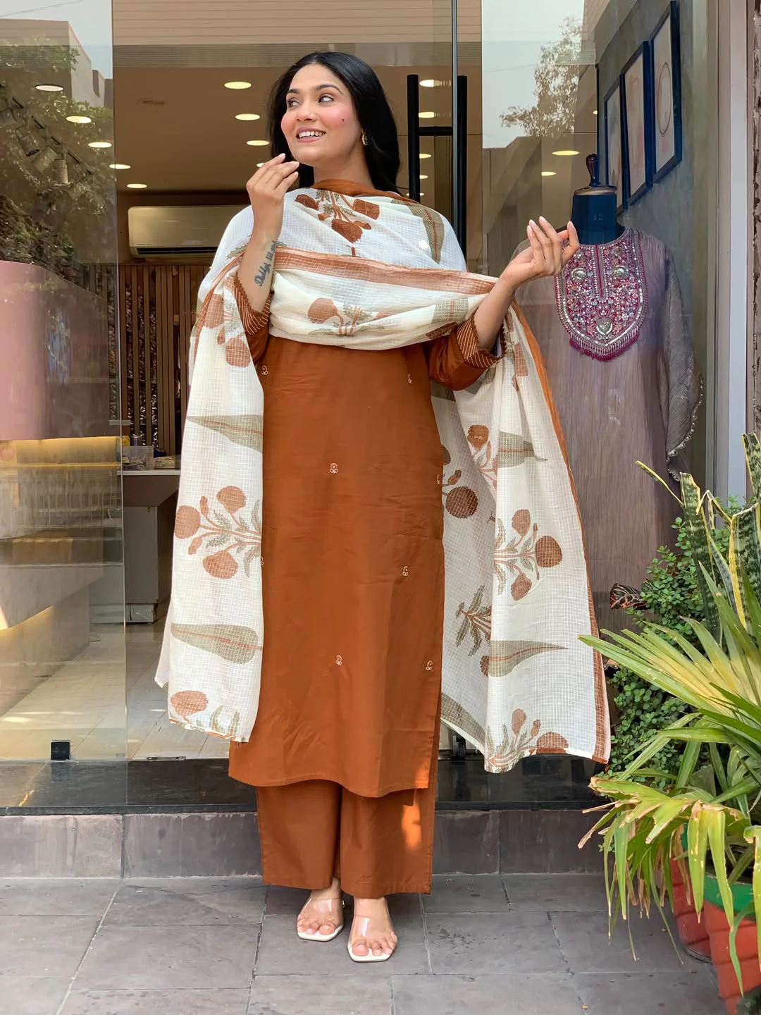 Aaditi Soft Cotton Ethnic Wear Set - Image 4