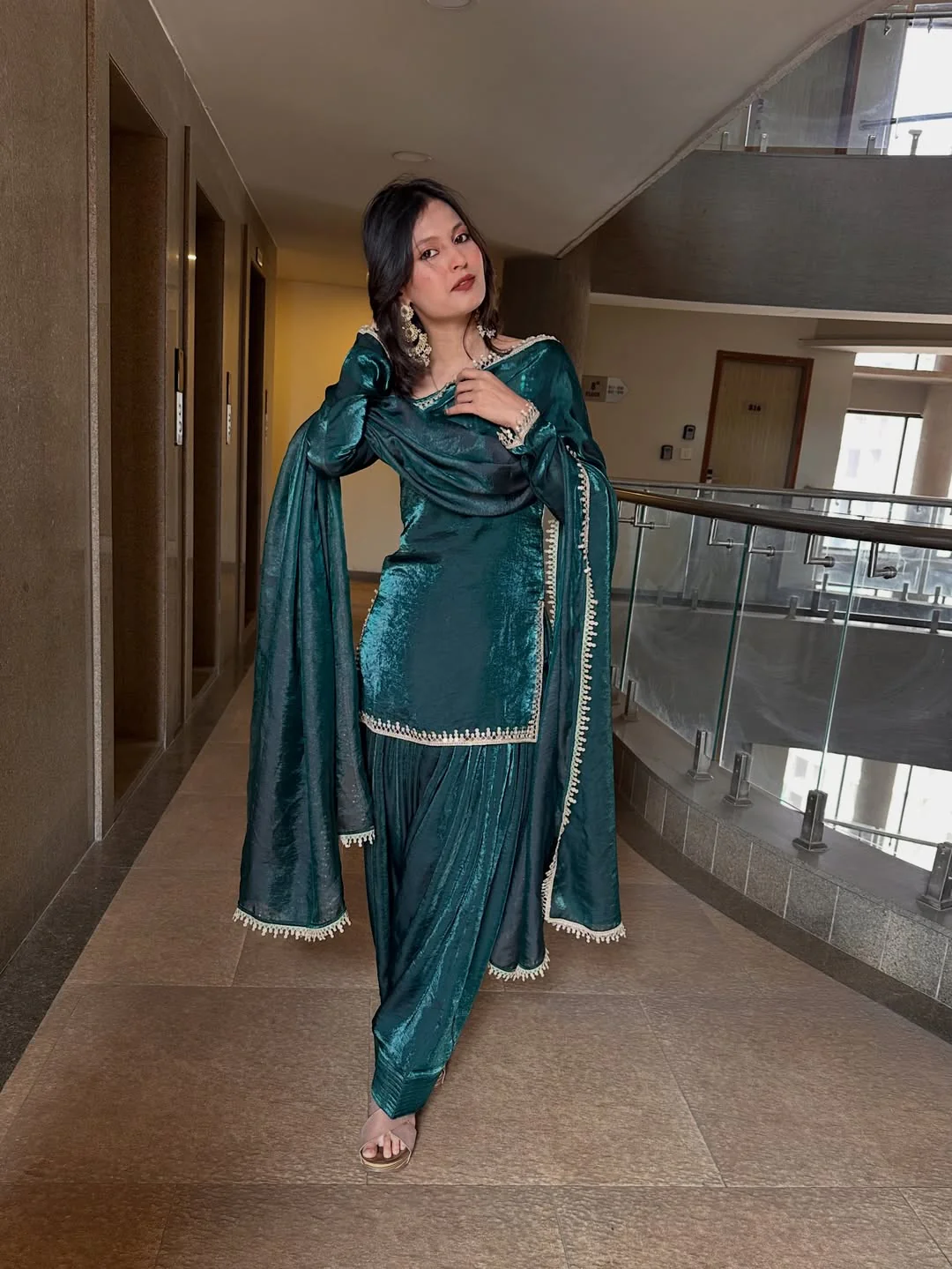 Adaa Party Wear Patiala Suit - Image 4