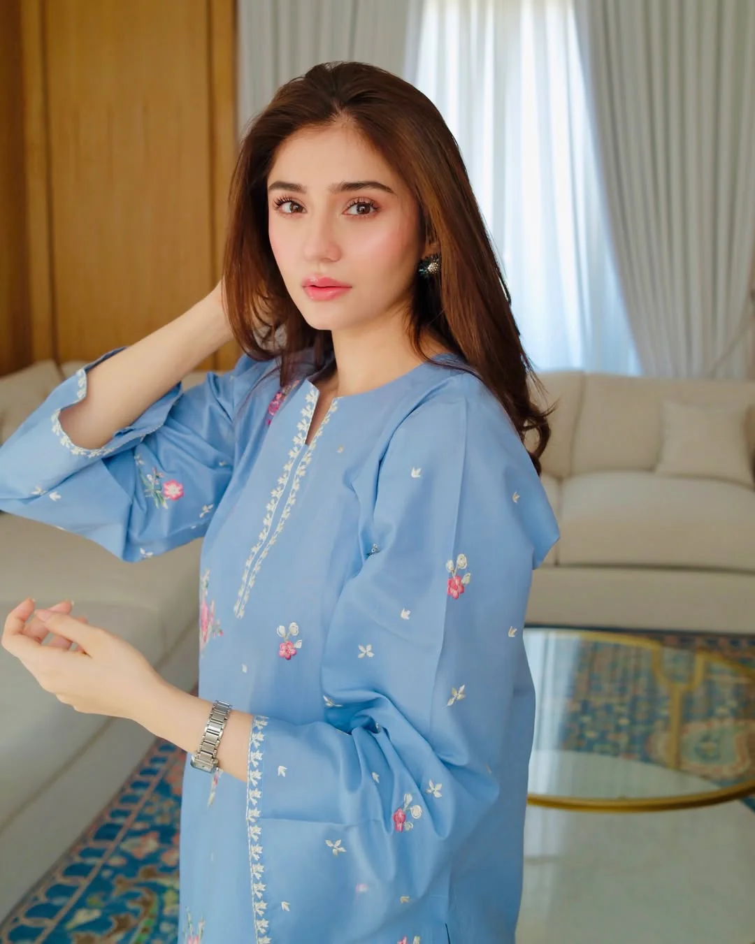 Jeniy Lightweight Cotton Floral Kurta Set - Image 3