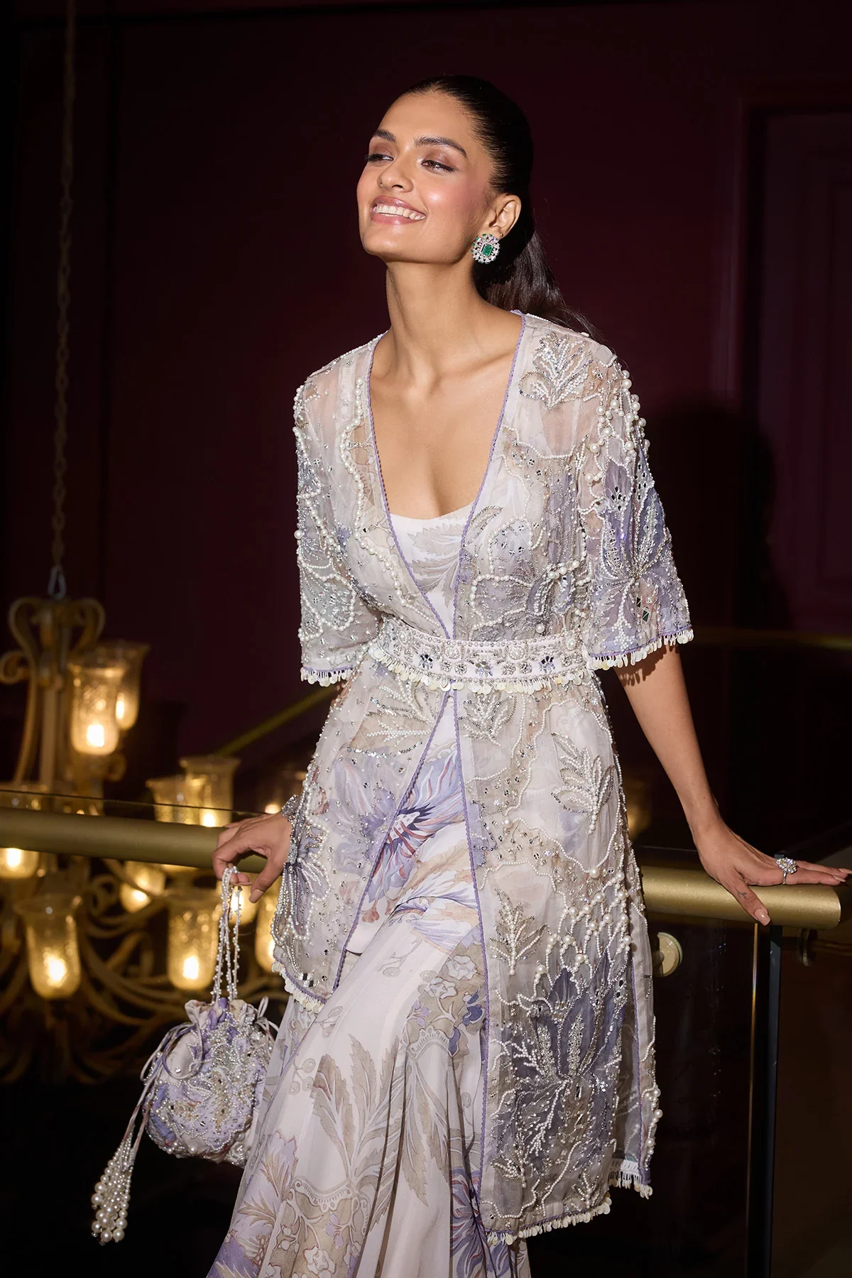 Mahnoor Hand Embroidered Garara Set - Image 4