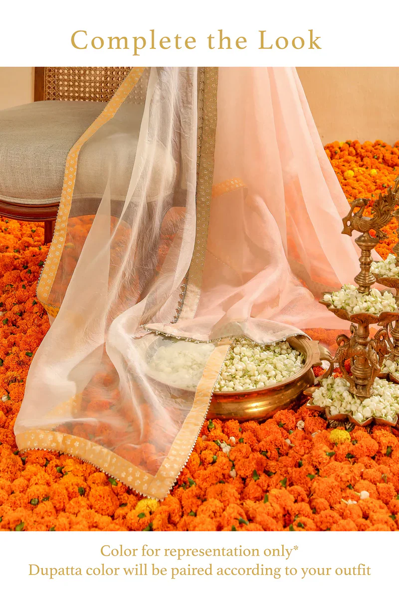 Mohsina - Rose Pink Short Kalidaar Salwar suit - Image 6