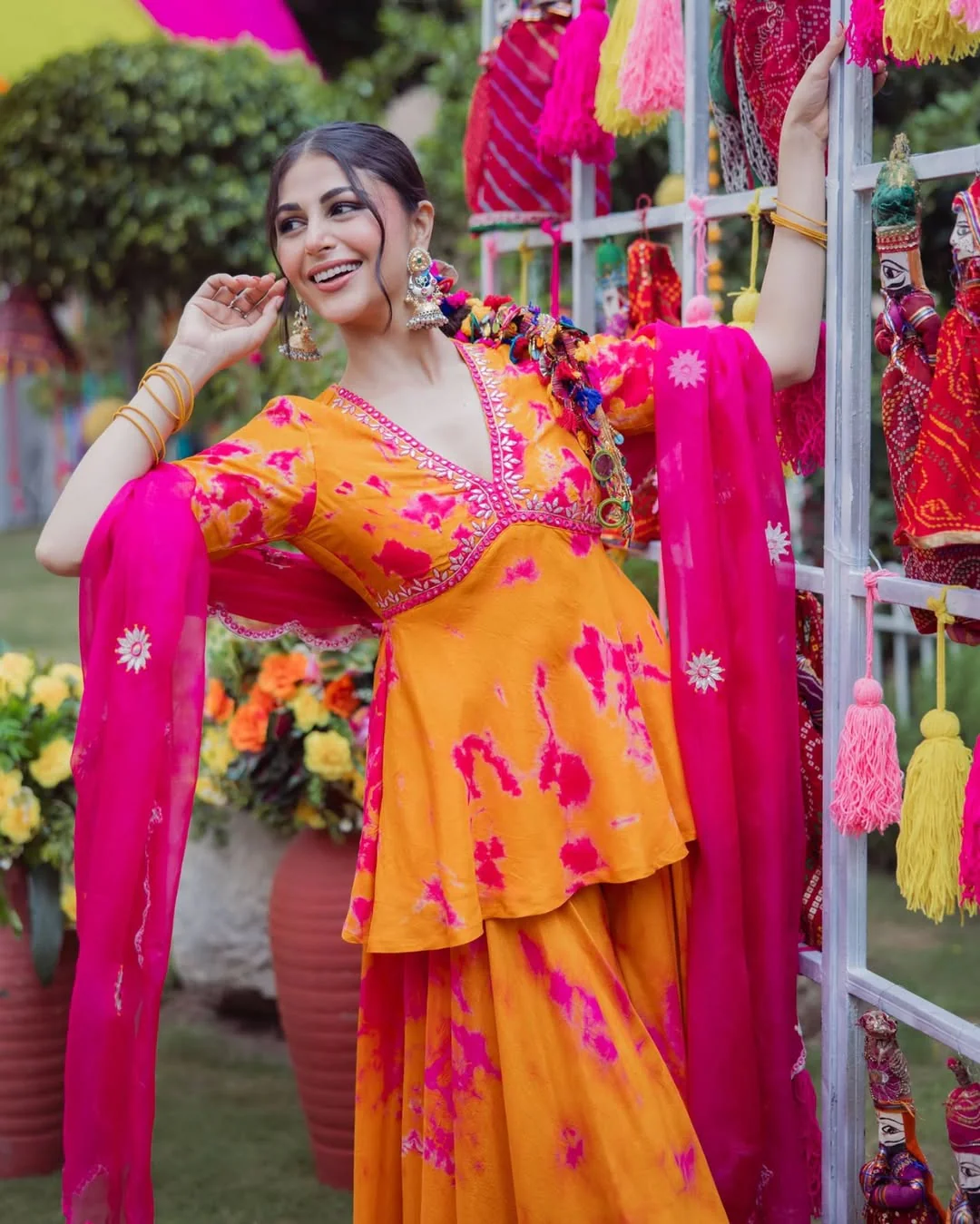 Roma Designer Mehendi Special Sharara Set - Image 5