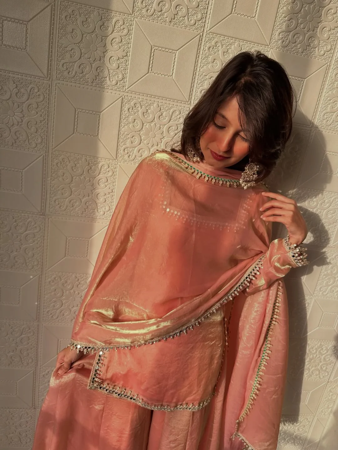 Sachi Silk Palazzo Suit Set - Image 3