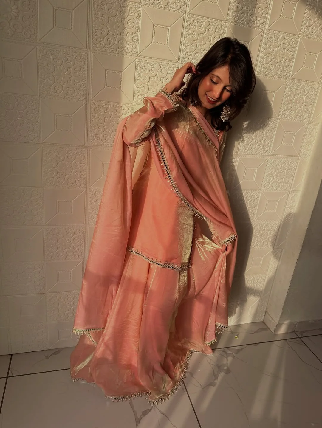 Sachi Silk Palazzo Suit Set - Image 5