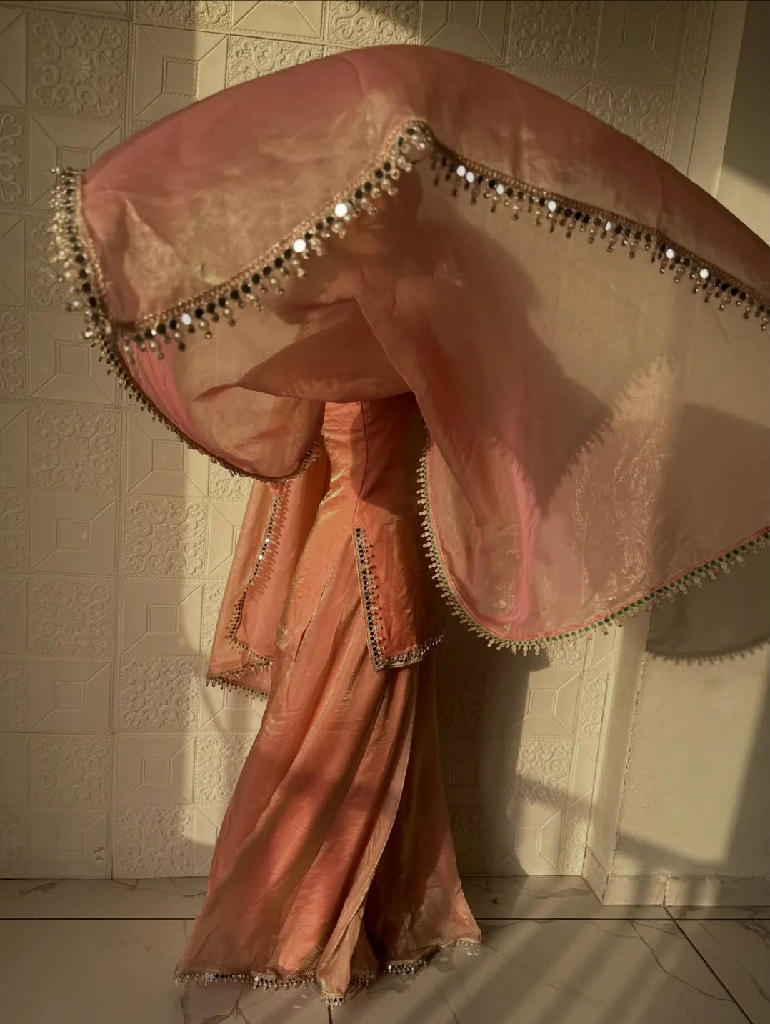 Sachi Silk Palazzo Suit Set - Image 6