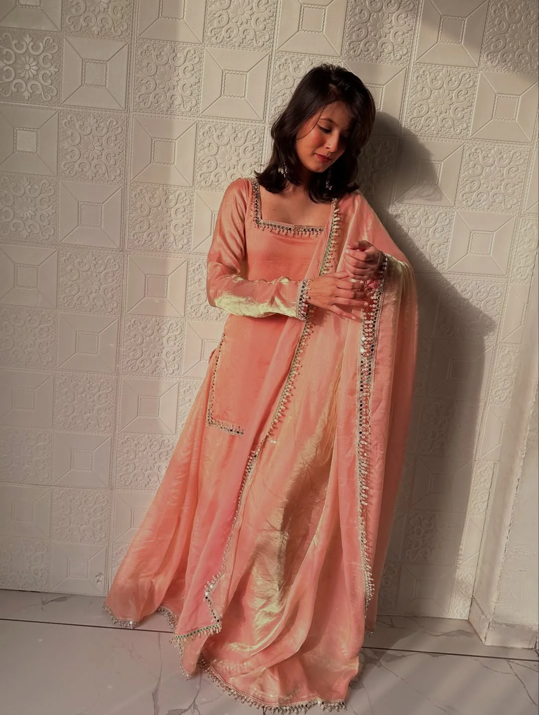 Sachi Silk Palazzo Suit Set - Image 7