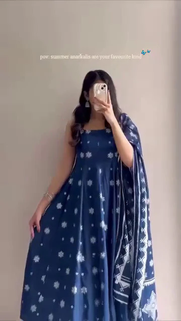 Stylish Sleeveless Anarkali for Summer - Image 5