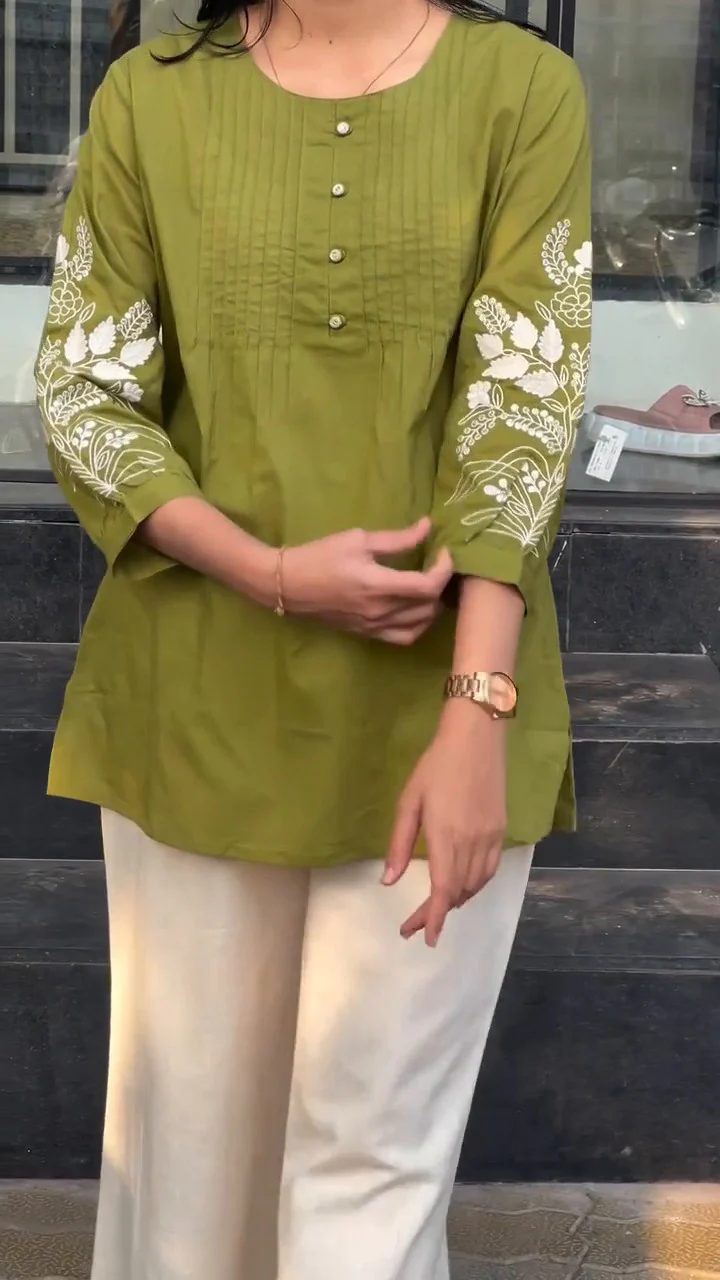 Vrinda Minimal Style Teal Co-ord Set - Image 3