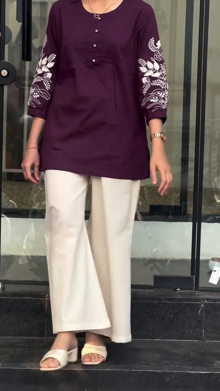 Vrinda Minimal Style Teal Co-ord Set - Image 6