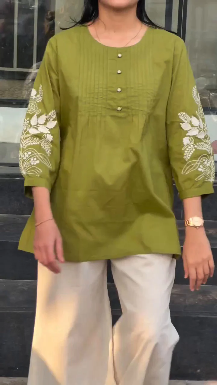 Vrinda Minimal Style Teal Co-ord Set - Image 9